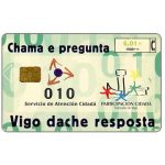 The Phonecard Shop: Spain, Vigo dache resposta, 1000 pta