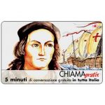 The Phonecard Shop: Italy, Personaggi n. 51 – Cristoforo Colombo, 5 min. The Phonecard Shop: Italy, Personaggi n. 51 – Cristoforo Colombo, 5 min.