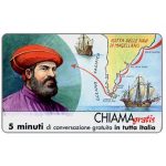 The Phonecard Shop: Italy, Personaggi n. 56 – Ferdinando Magellano, 5 min. The Phonecard Shop: Italy, Personaggi n. 56 – Ferdinando Magellano, 5 min.