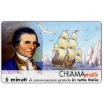 The Phonecard Shop: Italy, Personaggi n. 74 – James Cook, 5 min. The Phonecard Shop: Italy, Personaggi n. 74 – James Cook, 5 min.