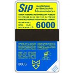 The Phonecard Shop: Italy, Sip, Sida 3, third group, 8803, L.6000 The Phonecard Shop: Italy, Sip, Sida 3, third group, 8803, L.6000
