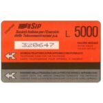 The Phonecard Shop: Italy, Red series, Alto Adige, code 8 letters+digits, L.5000