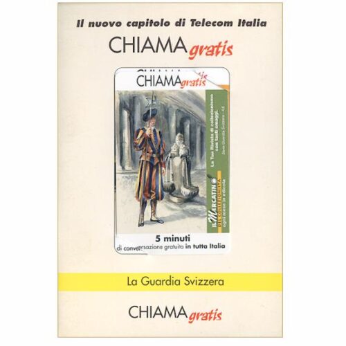 The Phonecard Shop: Italy, La Guardia Svizzera 4/6, 5 min., in folder