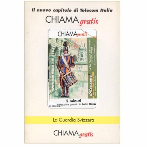 The Phonecard Shop: Italy, La Guardia Svizzera 5/6, 5 min., in folder