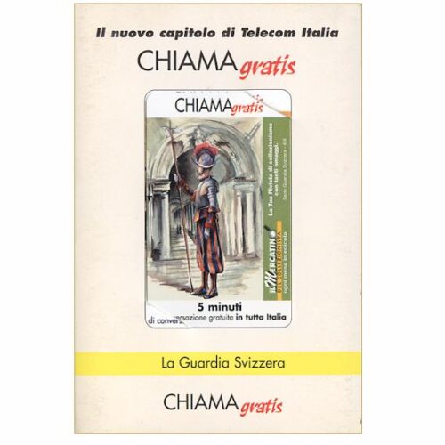 The Phonecard Shop: Italy, La Guardia Svizzera 6/6, 5 min., in folder