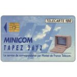 The Phonecard Shop: France, Minicom 1, 10/92, chip SO3, 120 units The Phonecard Shop: France, Minicom 1, 10/92, chip SO3, 120 units