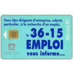 The Phonecard Shop: France, 36-15 Emploi, 50 units The Phonecard Shop: France, 36-15 Emploi, 50 units