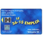 The Phonecard Shop: France, 36-15 Emploi, chip SC-7, 50 units The Phonecard Shop: France, 36-15 Emploi, chip SC-7, 50 units