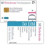 The Phonecard Shop: Germany, Telekom D1 Mobilfunk, chip 41, 50 DM