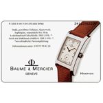 The Phonecard Shop: Germany, Baume & Mercier, 12 DM The Phonecard Shop: Germany, Baume & Mercier, 12 DM