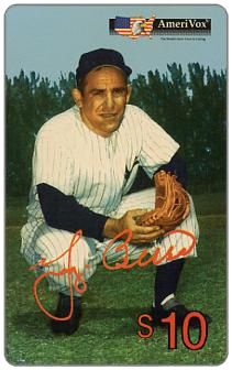 The Phonecard Shop: U.S.A., Amerivox - Legends of Baseball, folder with 4x $10 cards