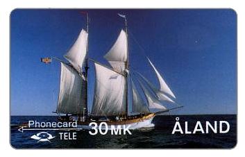 The Phonecard Shop: Aland Islands (Finland), Tele - First Alands issue, folder with two phonecards