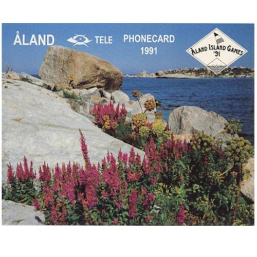 The Phonecard Shop: Aland Islands (Finland), Tele - Aland Island Games 91, folder with two phonecards