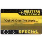 The Phonecard Shop: Italy, Western Telecom - Special, € 5,16 The Phonecard Shop: Italy, Western Telecom - Special, € 5,16