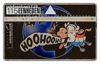 The Phonecard Shop: Netherlands, Cows series, folder with 4 phonecards