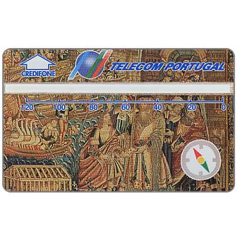 The Phonecard Shop: Portugal, Great Discoveries, folder with 4 phonecards