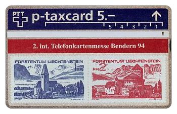 The Phonecard Shop: Switzerland / Liechtenstein, Likam 94, folder with 1 test card Autelca, 2 Landis & Gyr, 1 first issue from Liechtenstein