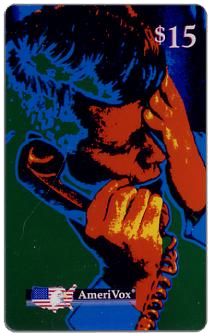 The Phonecard Shop: U.S.A., Amerivox - JFK (John Fitzgerald Kennedy), folder with 4 cards