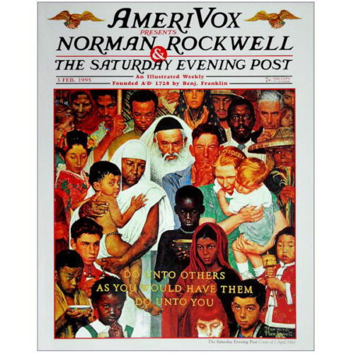 The Phonecard Shop: U.S.A., Amerivox – The Saturday Evening Post by Norman Rockwell, folder with 5 phonecards