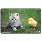 The Phonecard Shop: Japan, Kitten and chick, 105 units The Phonecard Shop: Japan, Kitten and chick, 105 units