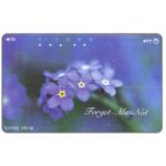 The Phonecard Shop: Japan, Forget-Me-Not, 50 units The Phonecard Shop: Japan, Forget-Me-Not, 50 units