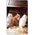 The Phonecard Shop: Japan, Three kittens, 105 units The Phonecard Shop: Japan, Three kittens, 105 units