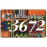 The Phonecard Shop: France, 3672 Memophone, chip SC7, 120 units